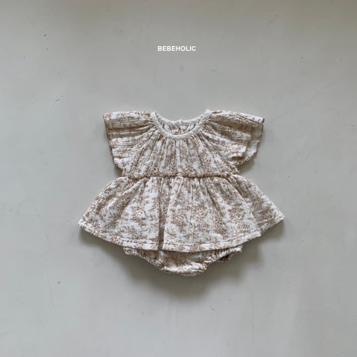 Bebe Holic - Korean Baby Fashion - #babyfashion - Small Flower Bodysuit - 11