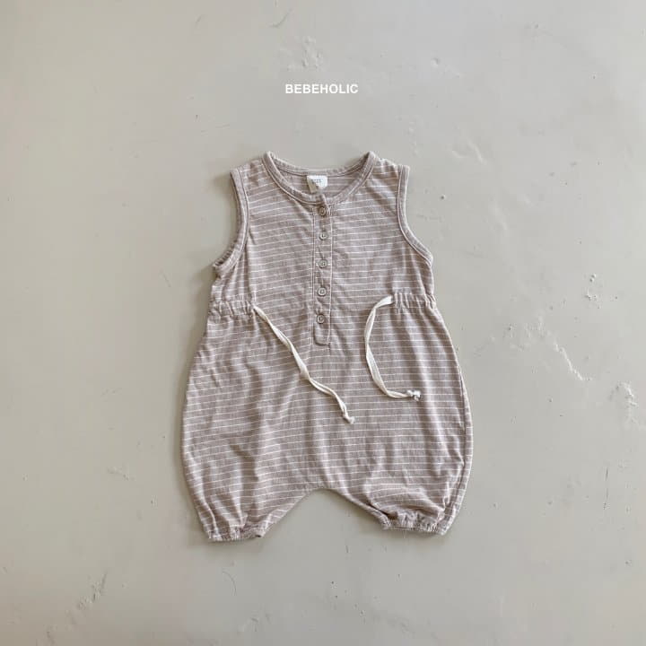 Bebe Holic - Korean Baby Fashion - #babyfever - May Stripes Bodysuit - 9