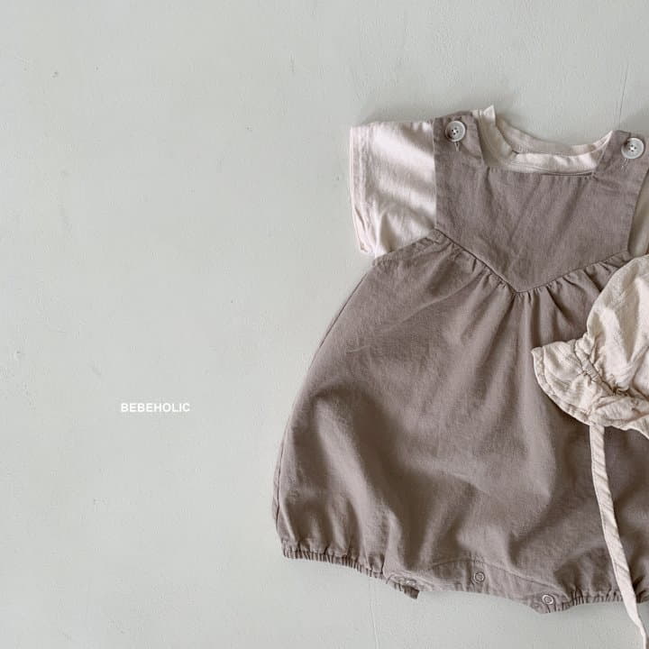 Bebe Holic - Korean Baby Fashion - #babyfever - My Dungarees Bodysuit - 5