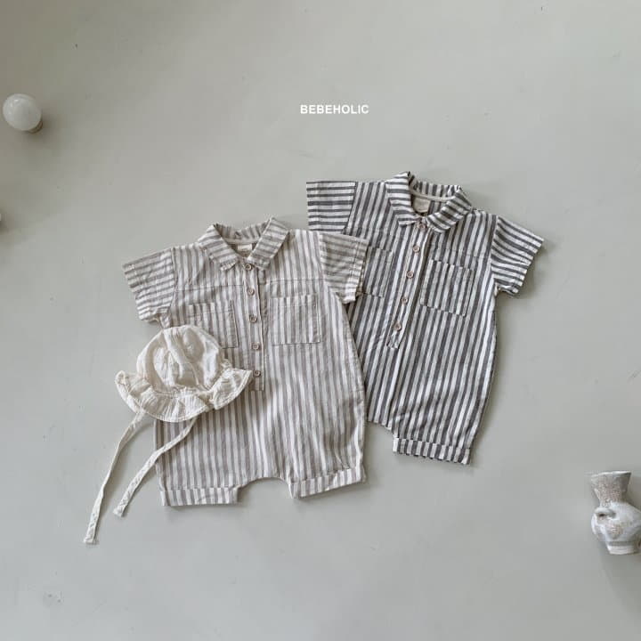 Bebe Holic - Korean Baby Fashion - #babyfever - Stripes Bodysuit