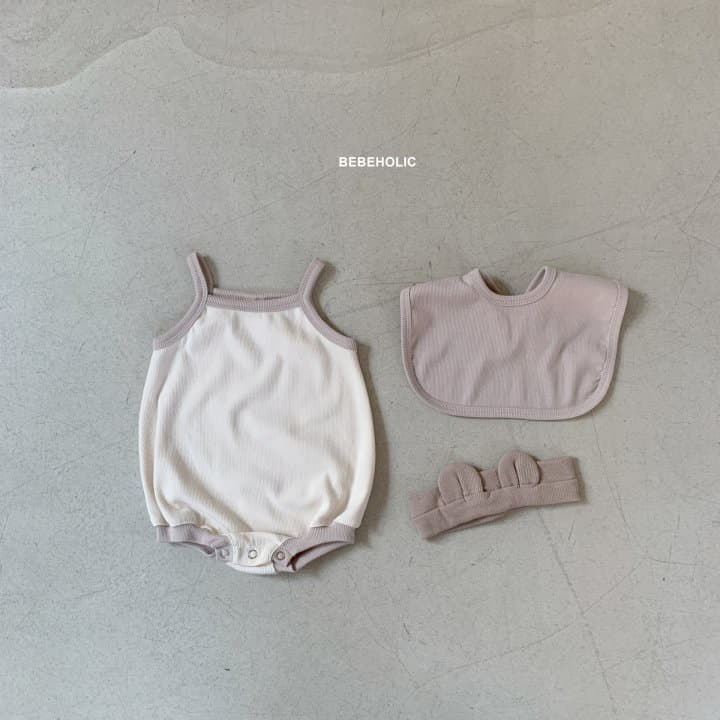 Bebe Holic - Korean Baby Fashion - #babyfever - Sleeveless Color Bodysuit - 2