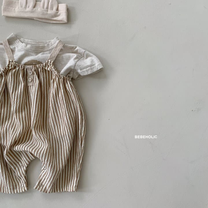 Bebe Holic - Korean Baby Fashion - #babyfever - Coco Stripes Bodysuit - 4