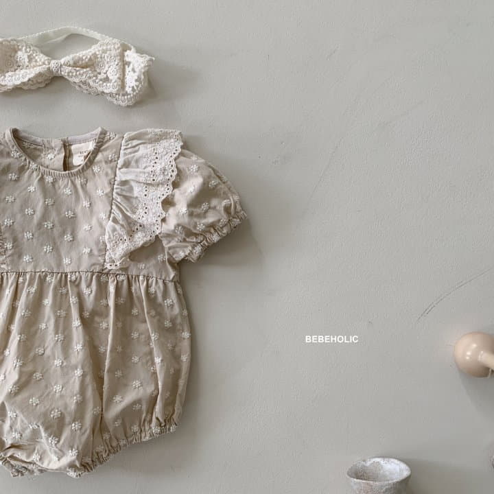 Bebe Holic - Korean Baby Fashion - #babygirlfashion - Olive Wing Bodysuit - 4