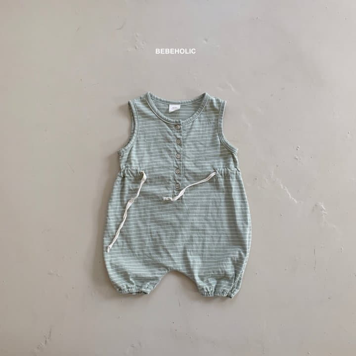 Bebe Holic - Korean Baby Fashion - #babylifestyle - May Stripes Bodysuit - 11