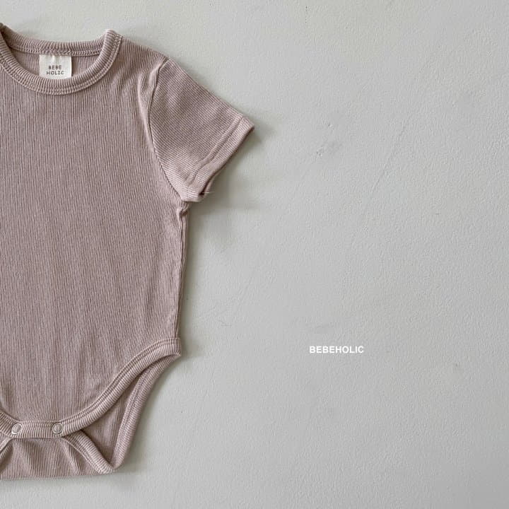 Bebe Holic - Korean Baby Fashion - #babylifestyle - Rib Shirt Sleeves Bodysuit - 7