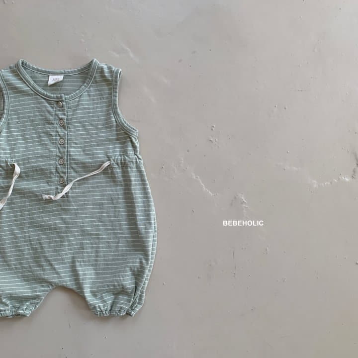 Bebe Holic - Korean Baby Fashion - #babyoninstagram - May Stripes Bodysuit - 12