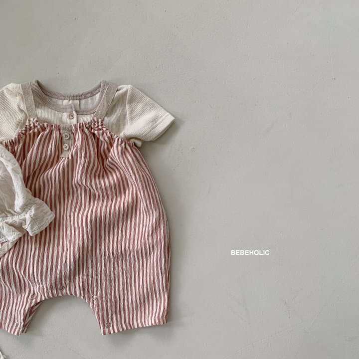 Bebe Holic - Korean Baby Fashion - #babyoninstagram - Coco Stripes Bodysuit - 6