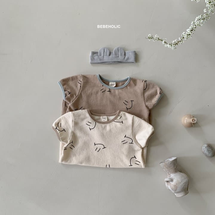 Bebe Holic - Korean Baby Fashion - #babyoninstagram - Smile Bodysuit - 3