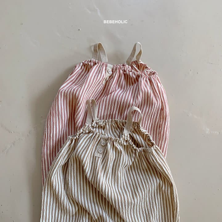 Bebe Holic - Korean Baby Fashion - #babyootd - Coco Stripes Bodysuit - 7