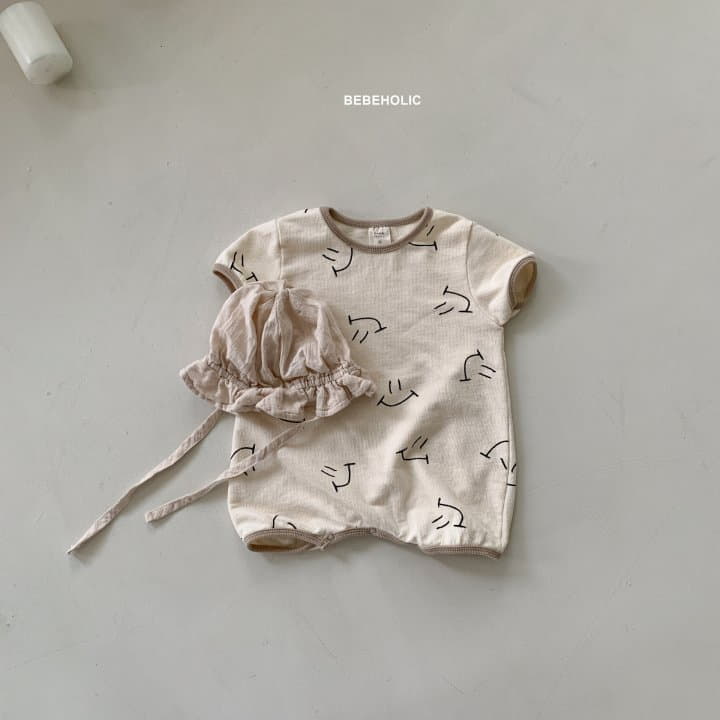 Bebe Holic - Korean Baby Fashion - #babyoninstagram - Smile Bodysuit - 4