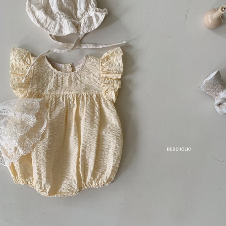 Bebe Holic - Korean Baby Fashion - #babyoutfit - Marim Wing Bodysuit - 3