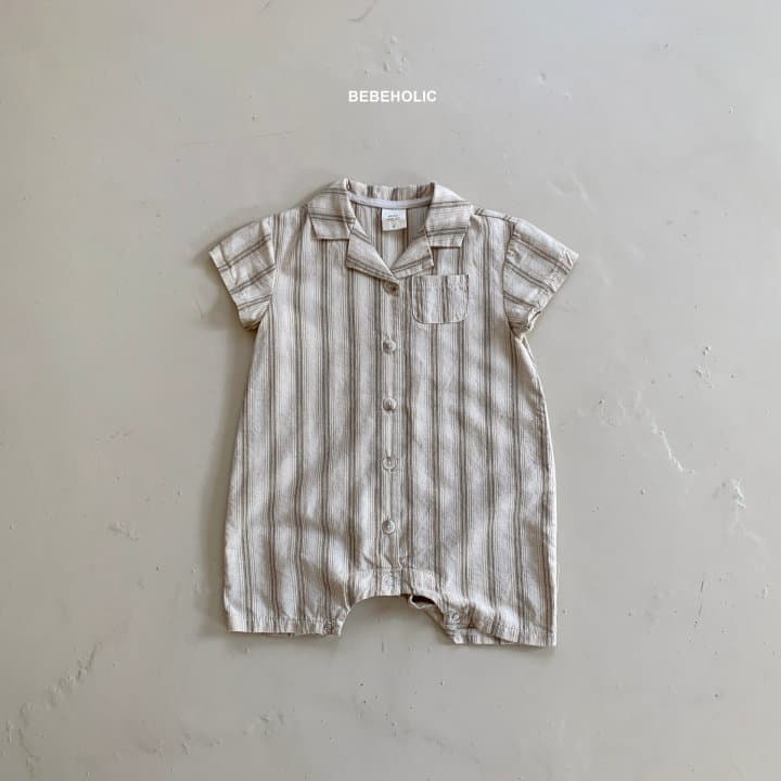 Bebe Holic - Korean Baby Fashion - #babywear - Miu Stripes Bodysuit - 9