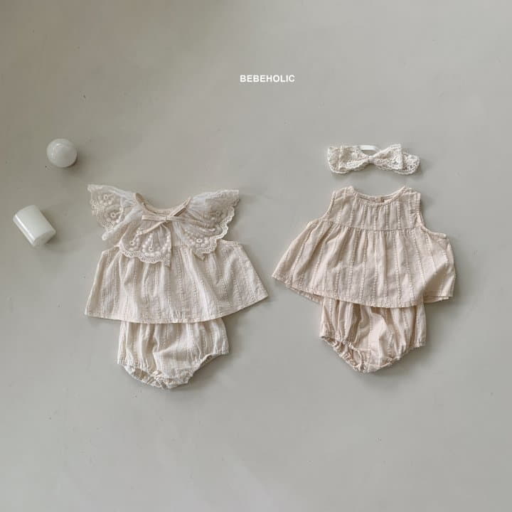 Bebe Holic - Korean Baby Fashion - #babywear - Haize Top Bottom Set