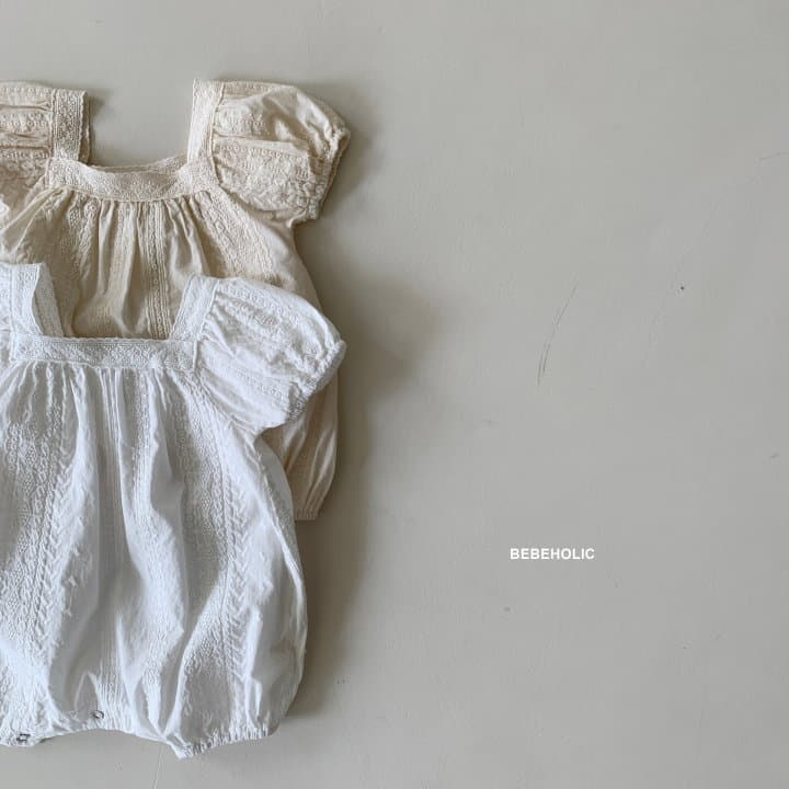 Bebe Holic - Korean Baby Fashion - #onlinebabyboutique - Davi Lace Bodysuit - 8