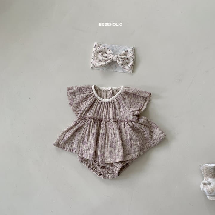 Bebe Holic - Korean Baby Fashion - #onlinebabyboutique - Small Flower Bodysuit - 5