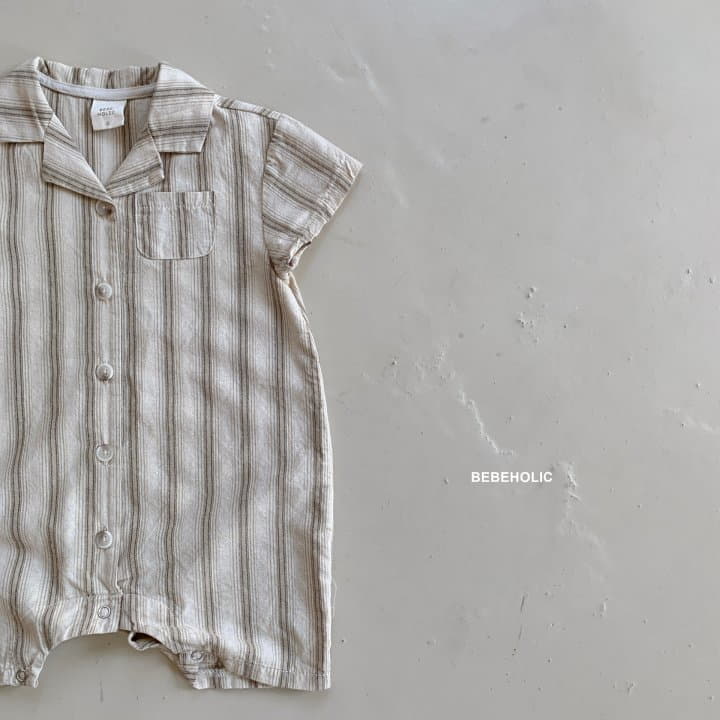 Bebe Holic - Korean Baby Fashion - #onlinebabyboutique - Miu Stripes Bodysuit - 10