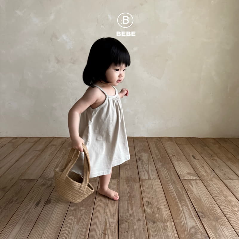Bella Bambina - Korean Baby Fashion - #babyclothing - Bebe String Sleeveless One-piece - 2