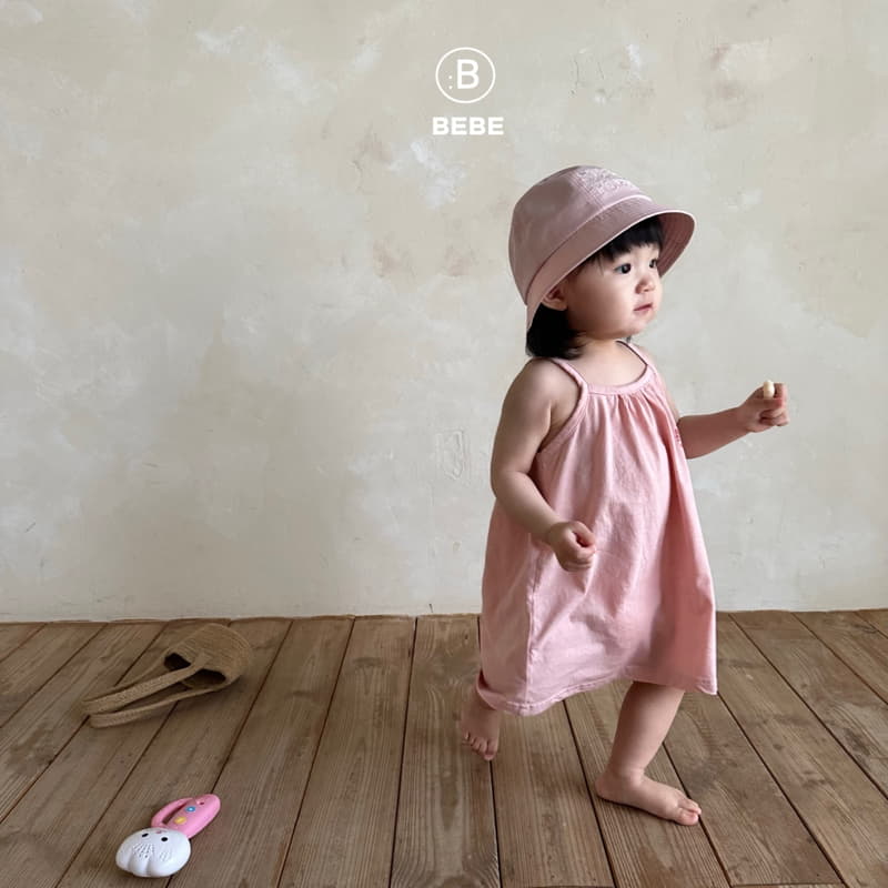Bella Bambina - Korean Baby Fashion - #babygirlfashion - Bebe String Sleeveless One-piece - 5