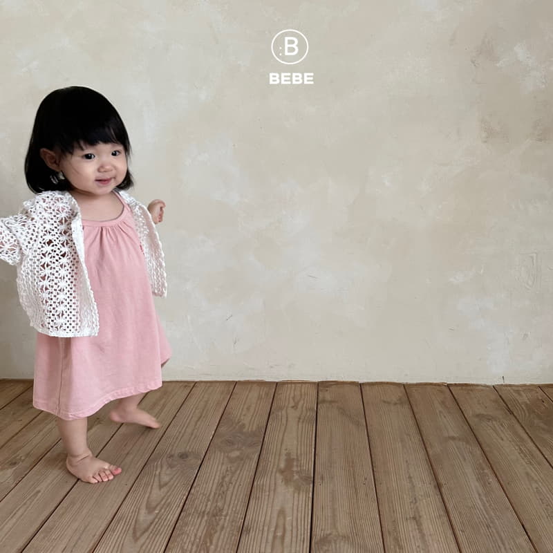 Bella Bambina - Korean Baby Fashion - #babyoutfit - Bebe String Sleeveless One-piece - 9