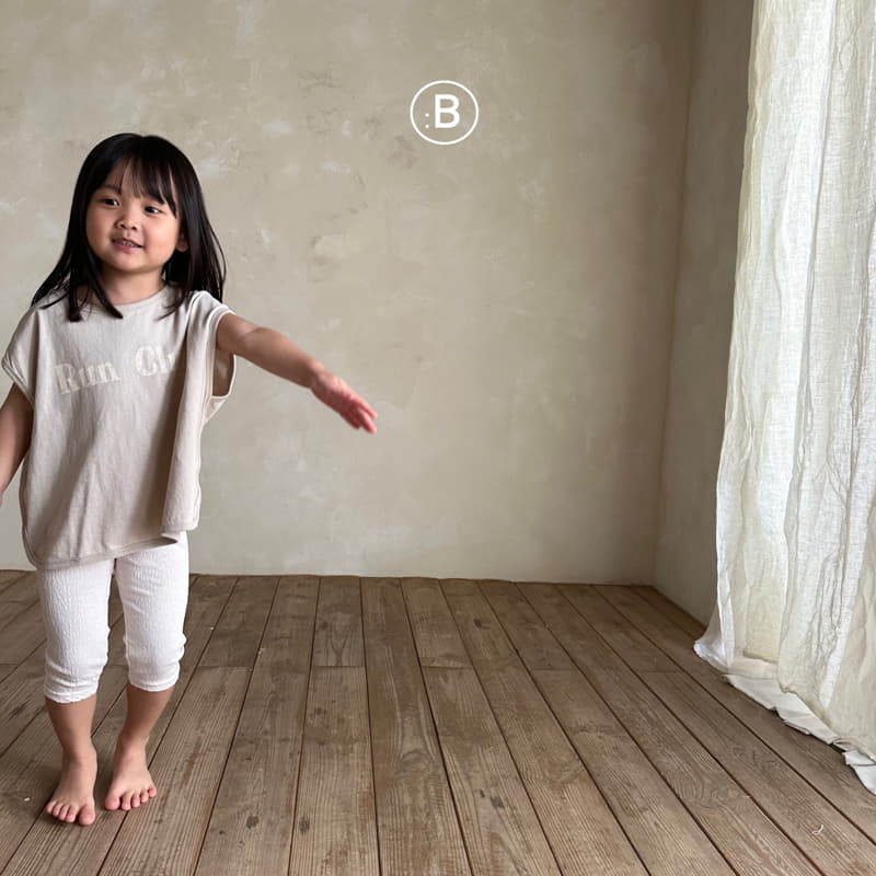 Bella Bambina - Korean Children Fashion - #childrensboutique - Run Piping Sleeveless Tee - 7