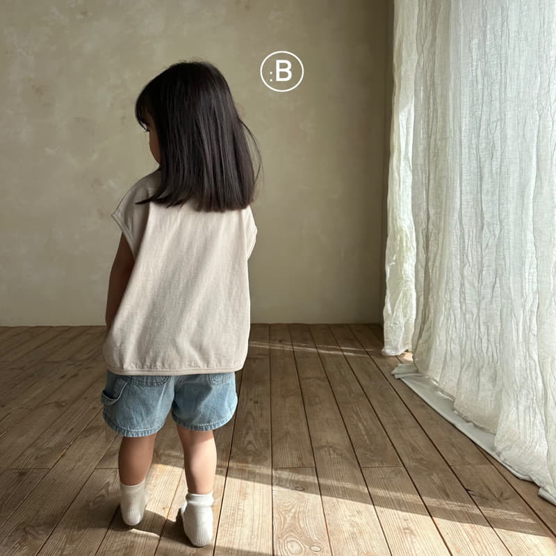 Bella Bambina - Korean Children Fashion - #designkidswear - Run Piping Sleeveless Tee - 8
