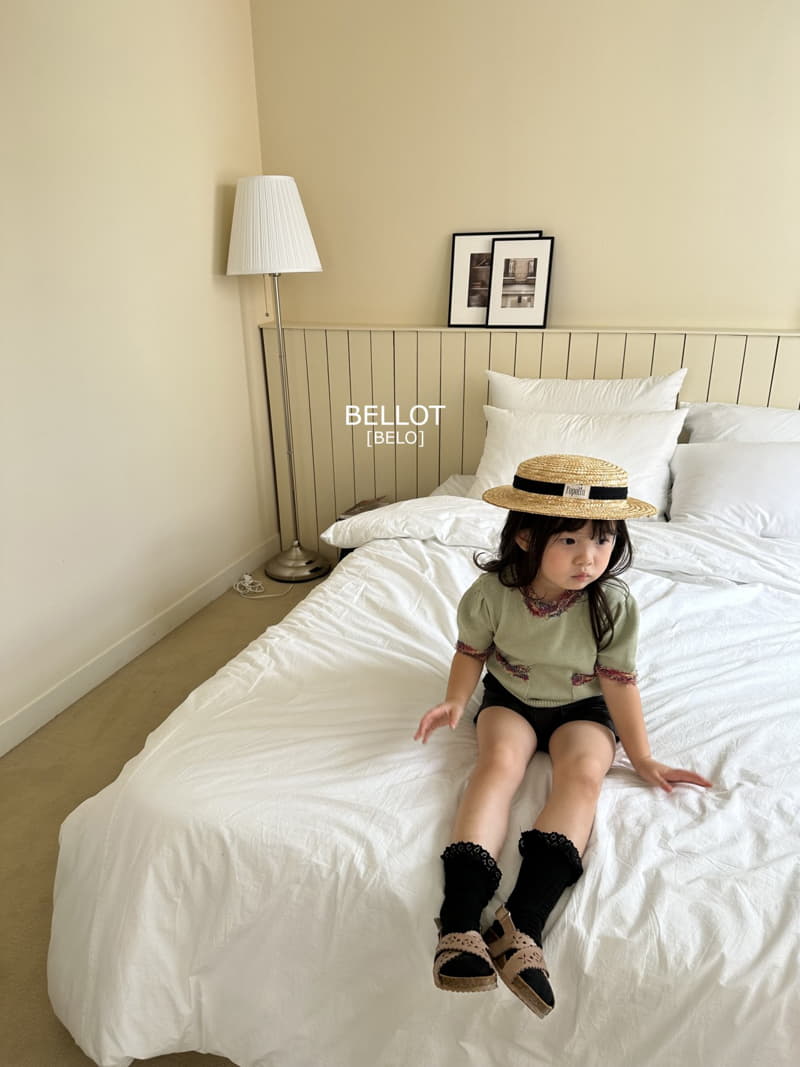 Bellot - Korean Children Fashion - #Kfashion4kids - Daisy Knit Tee