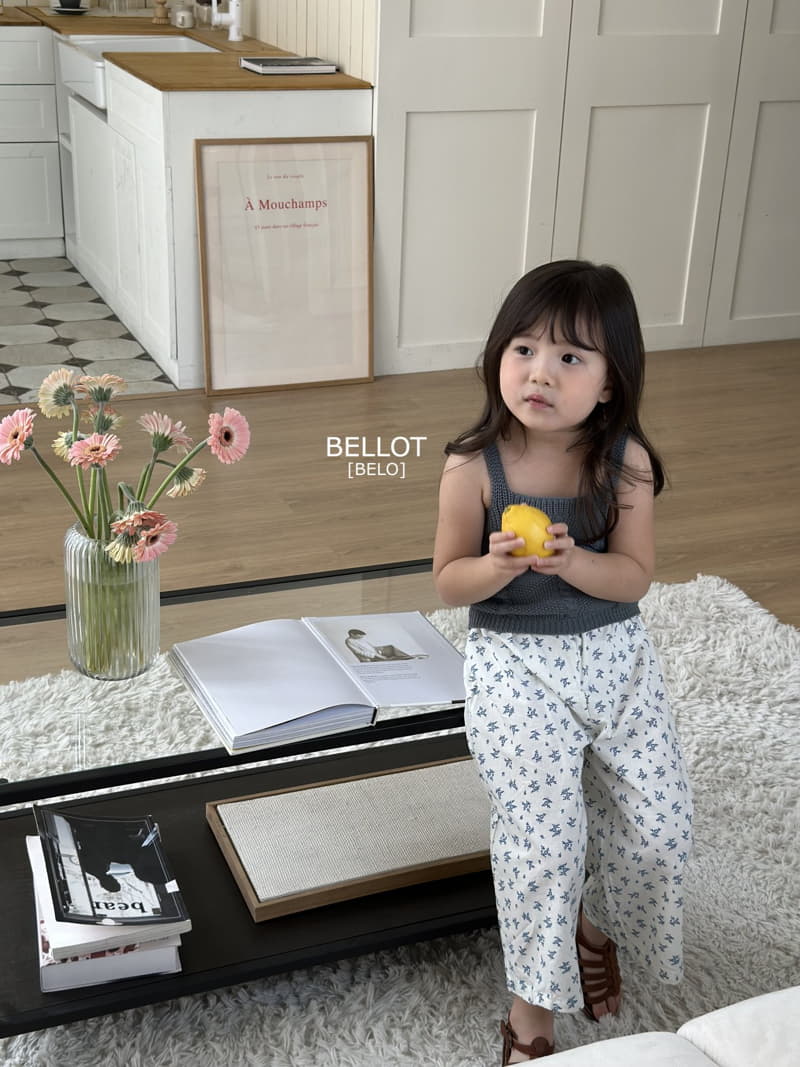 Bellot - Korean Children Fashion - #discoveringself - Flower Pants - 4