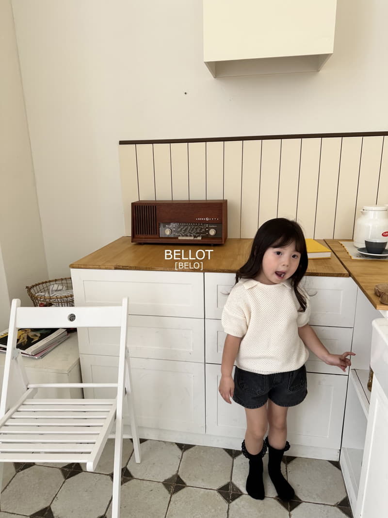 Bellot - Korean Children Fashion - #kidsshorts - Monchell Collar Tee - 11