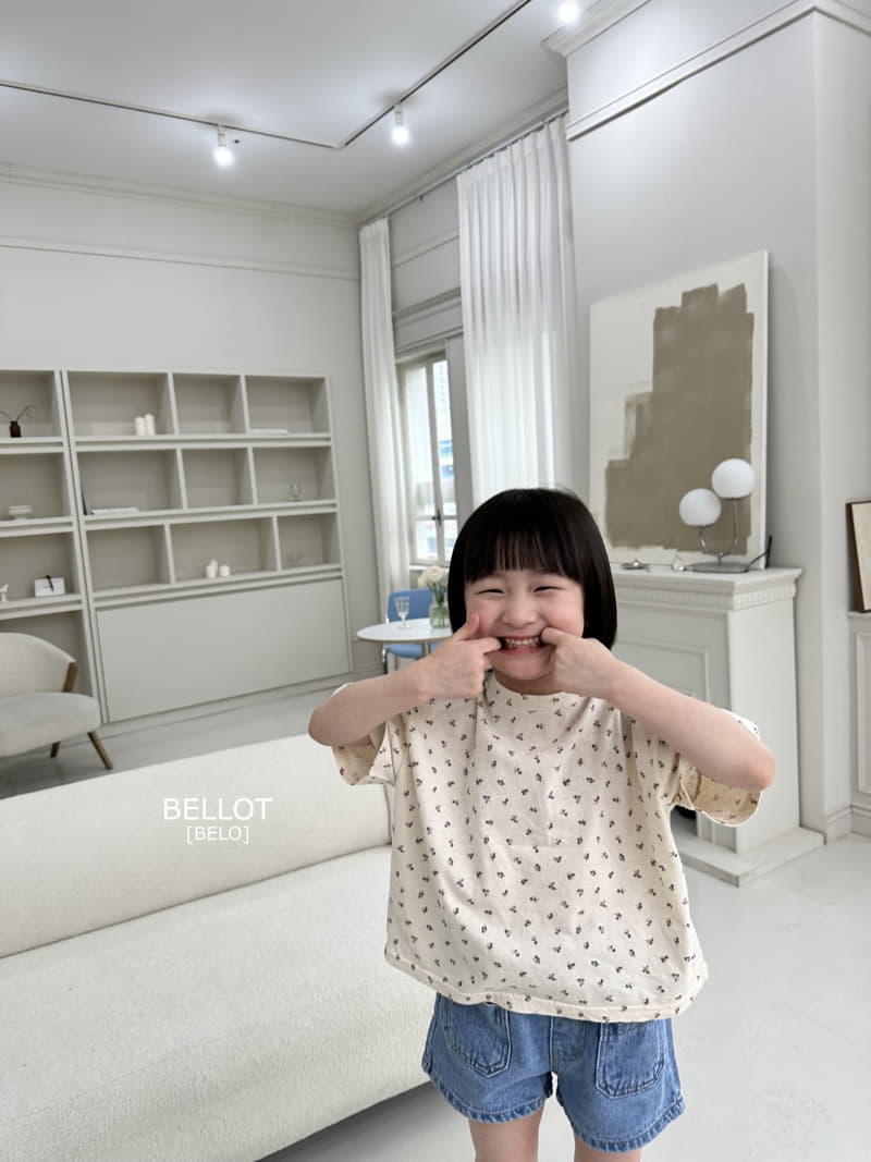Bellot - Korean Children Fashion - #minifashionista - Flower Tee - 7
