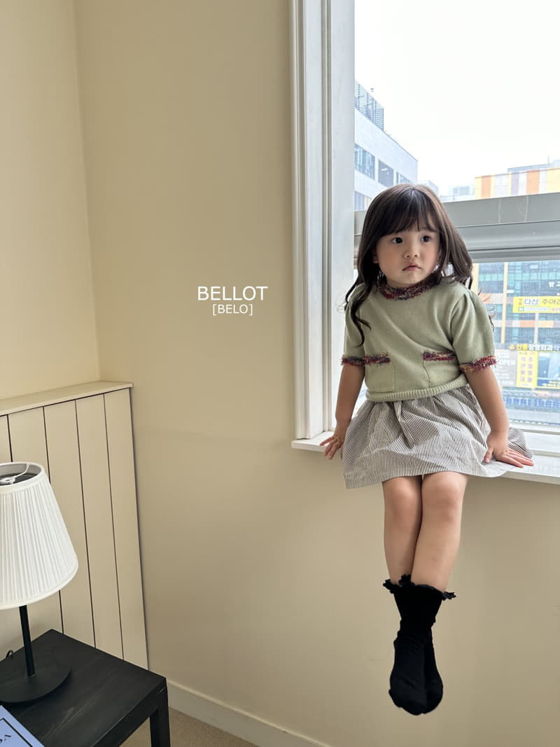 Bellot - Korean Children Fashion - #prettylittlegirls - Daisy Knit Tee - 5