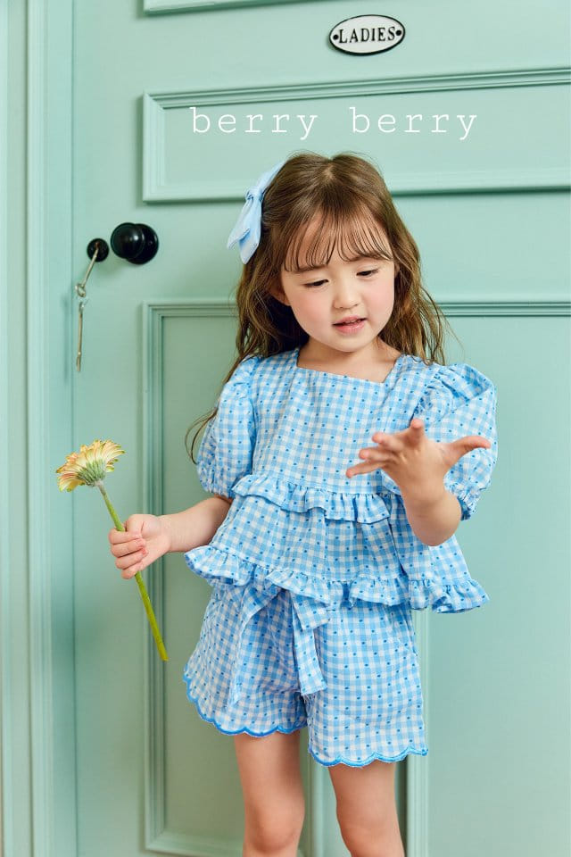 Berry Berry - Korean Children Fashion - #Kfashion4kids - Pop Corn Top Bottom Set
