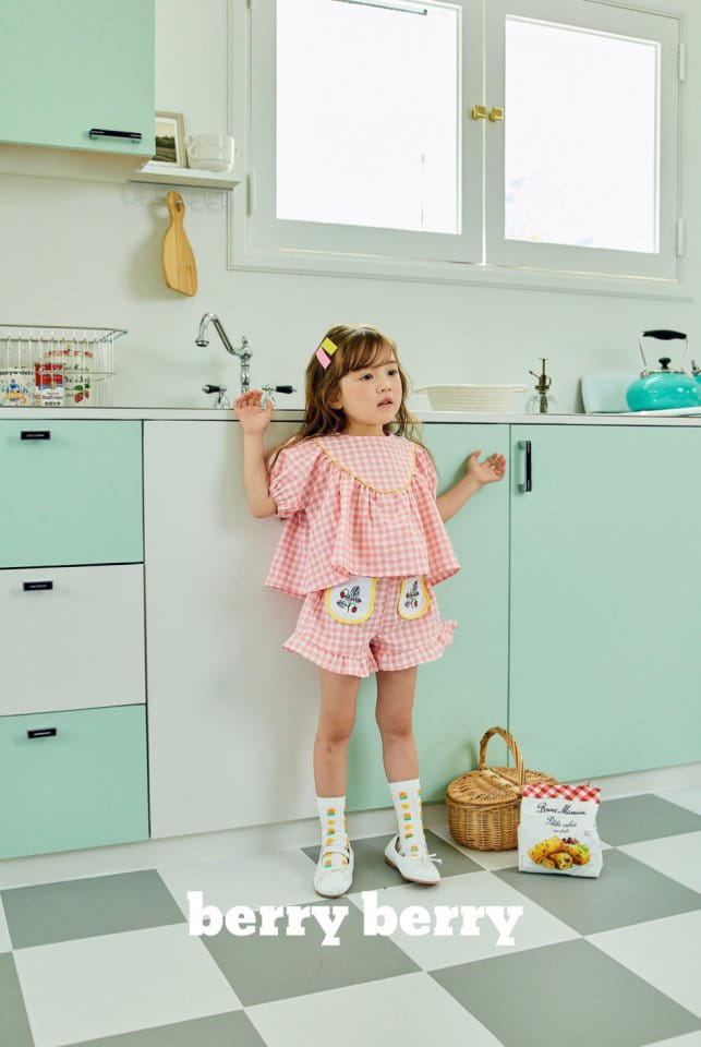 Berry Berry - Korean Children Fashion - #childofig - Strawberry Top Bottom Set - 11