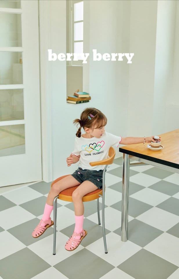 Berry Berry - Korean Children Fashion - #childofig - Love Pick Tee - 9