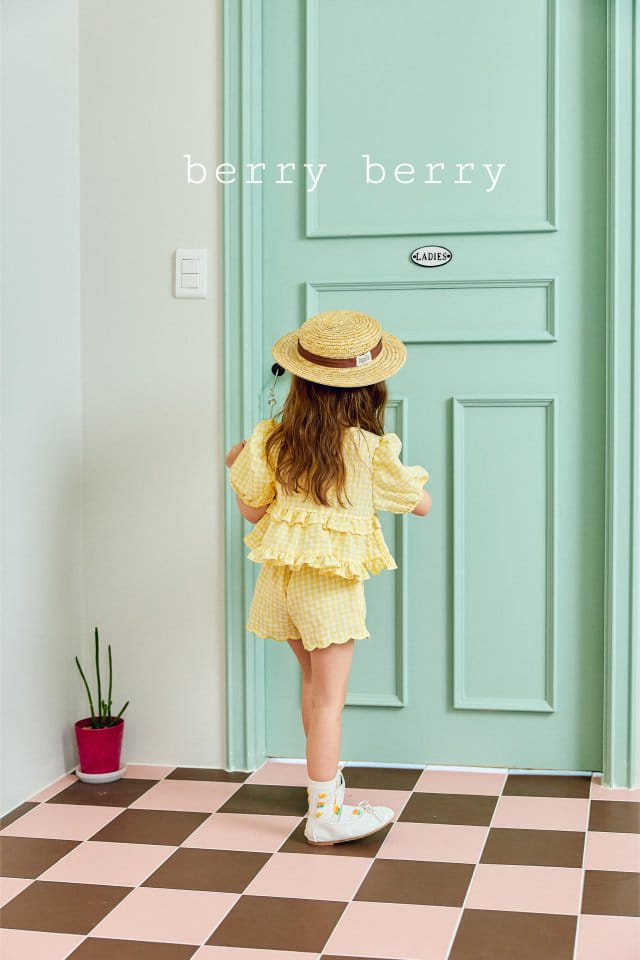 Berry Berry - Korean Children Fashion - #kidsshorts - Pop Corn Top Bottom Set - 12