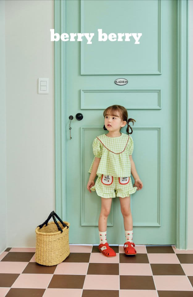 Berry Berry - Korean Children Fashion - #kidzfashiontrend - Strawberry Top Bottom Set - 5
