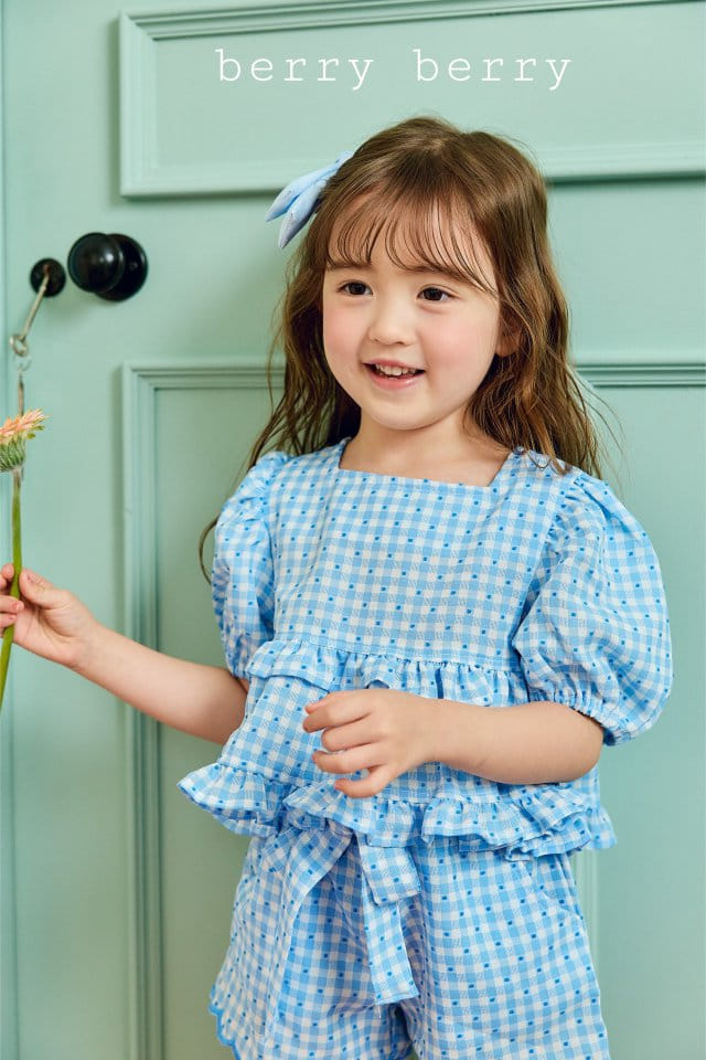 Berry Berry - Korean Children Fashion - #magicofchildhood - Pop Corn Top Bottom Set - 3
