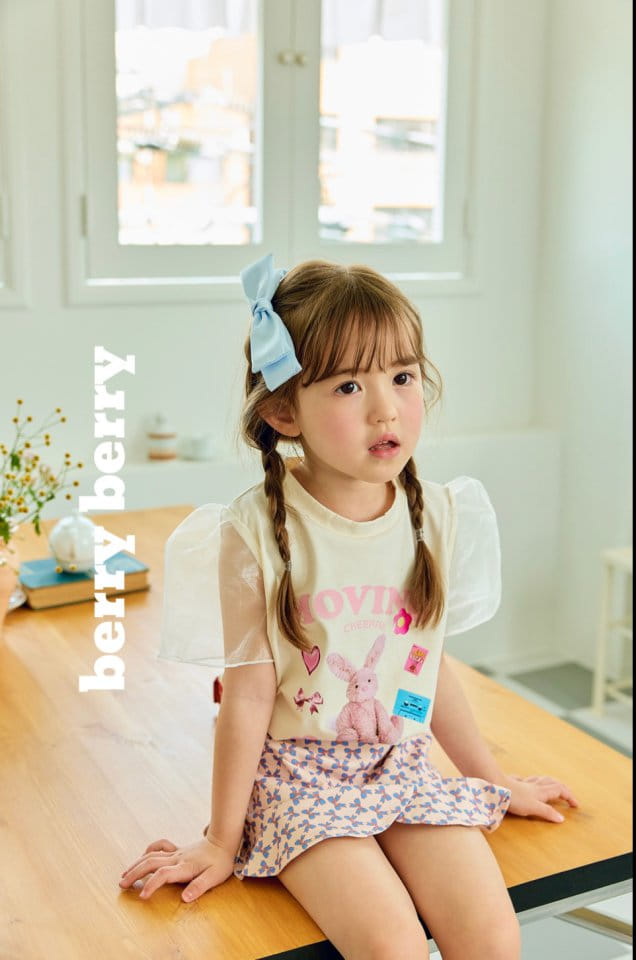 Berry Berry - Korean Children Fashion - #minifashionista - Happy Rabbit Tee - 12