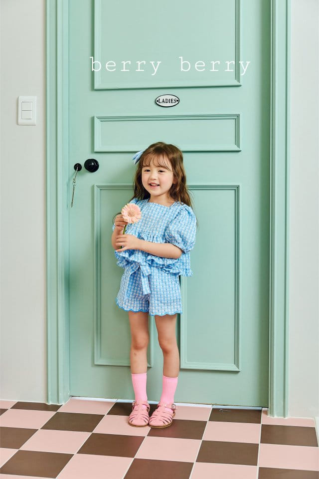 Berry Berry - Korean Children Fashion - #magicofchildhood - Pop Corn Top Bottom Set - 4