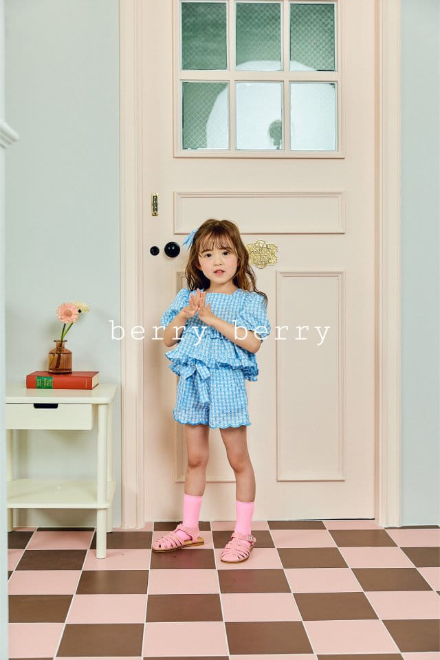 Berry Berry - Korean Children Fashion - #prettylittlegirls - Pop Corn Top Bottom Set - 5