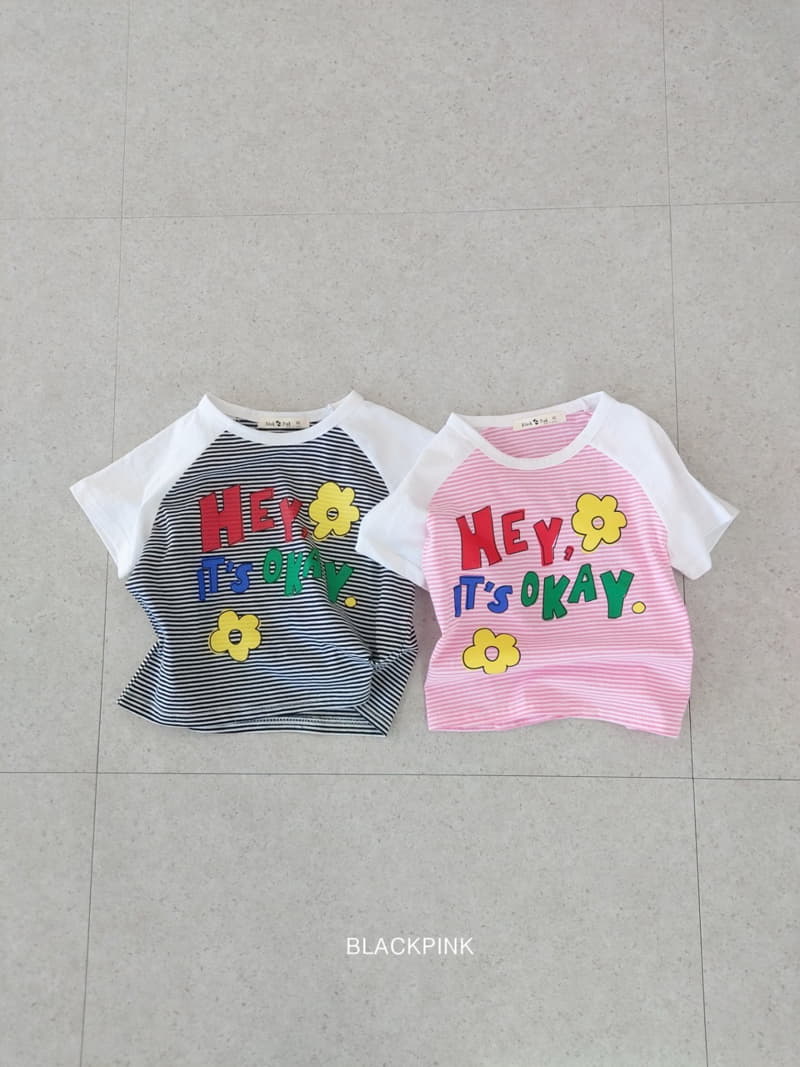 Black Pink - Korean Children Fashion - #fashionkids - Hey Raglan Tee - 5