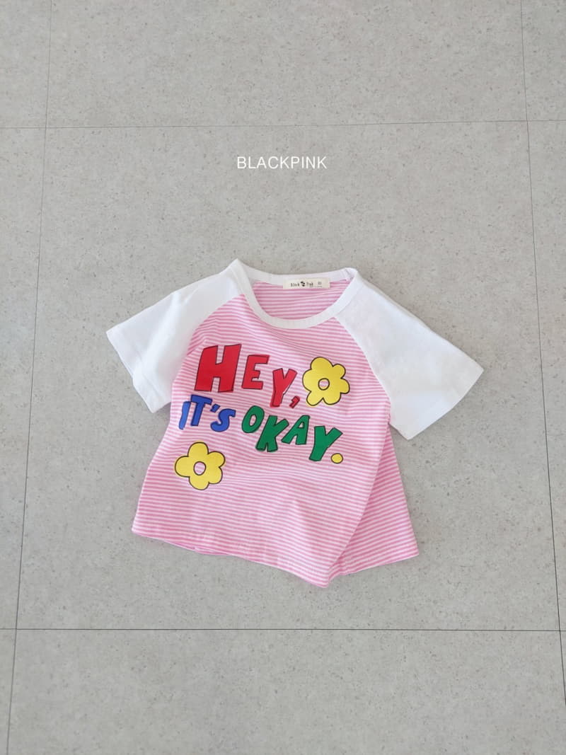 Black Pink - Korean Children Fashion - #kidsstore - Hey Raglan Tee - 7