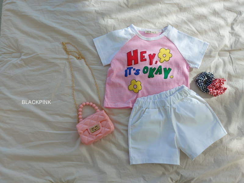 Black Pink - Korean Children Fashion - #kidzfashiontrend - Hey Raglan Tee - 8