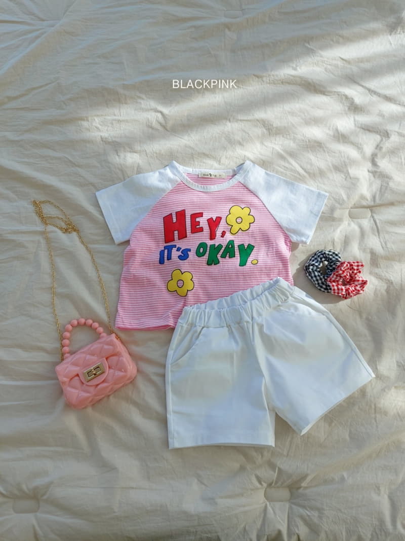 Black Pink - Korean Children Fashion - #magicofchildhood - Hey Raglan Tee - 11