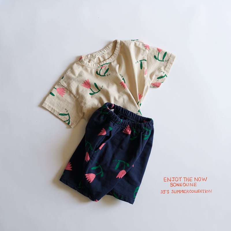 Boneoune - Korean Children Fashion - #kidzfashiontrend - Daldal Flower Tee - 4