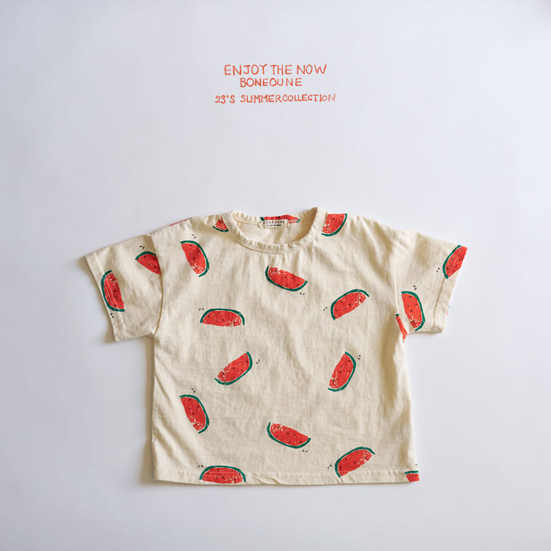 Boneoune - Korean Children Fashion - #littlefashionista - Watermelon Tee - 2
