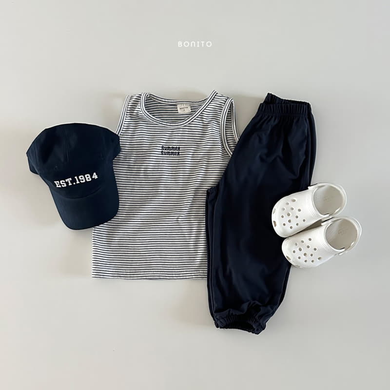 Bonito - Korean Baby Fashion - #onlinebabyshop - Stripes Sleeveless - 4