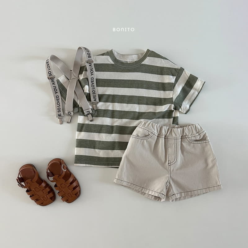 Bonito - Korean Baby Fashion - #babyboutique - Cotton Stitch Shorts - 8