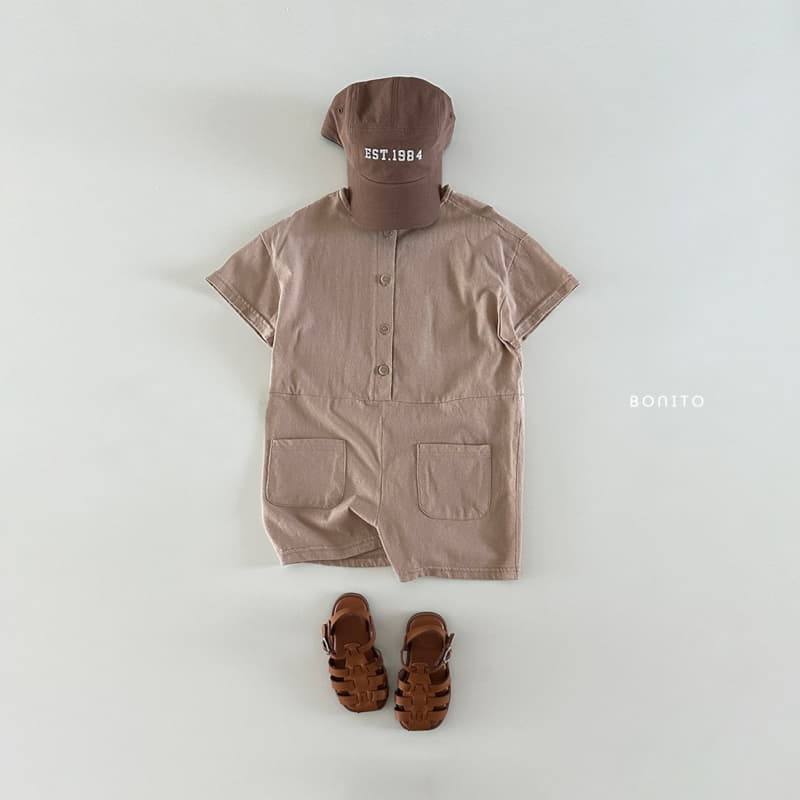 Bonito - Korean Baby Fashion - #babyboutiqueclothing - Short Sleeves Overalls - 3