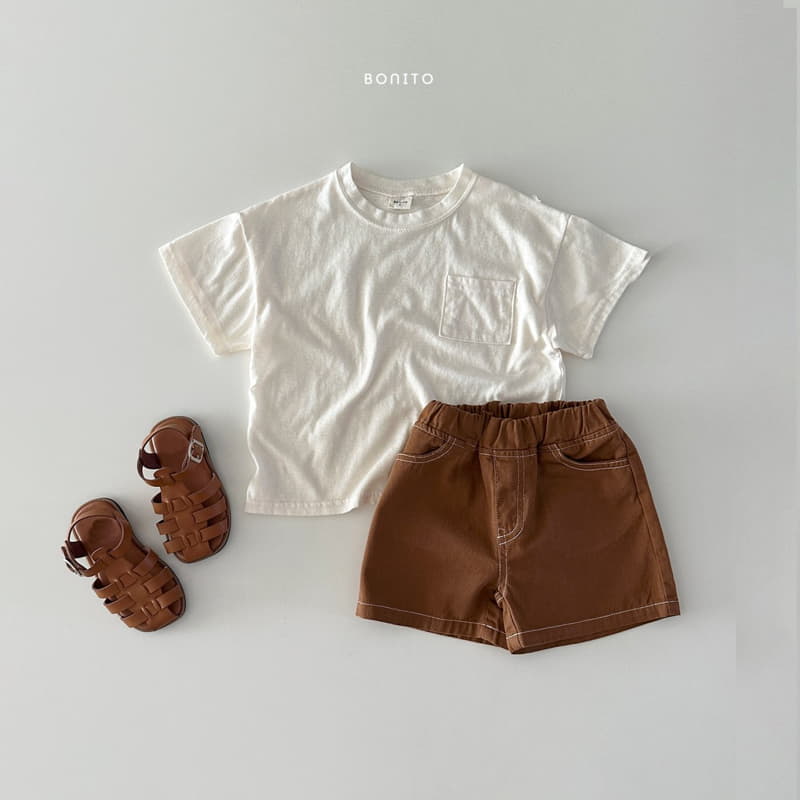 Bonito - Korean Baby Fashion - #babyclothing - Slav Pocket Tee - 8