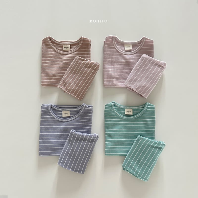 Bonito - Korean Baby Fashion - #babyclothing - Rib Easywear - 3